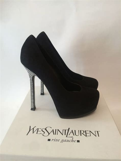 yves saint laurent swarovski heels|yves laurent shoes.